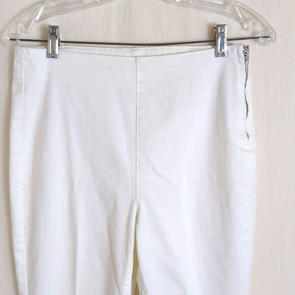 White Denim Ankle Pants Size 8 - Picture 2 of 5